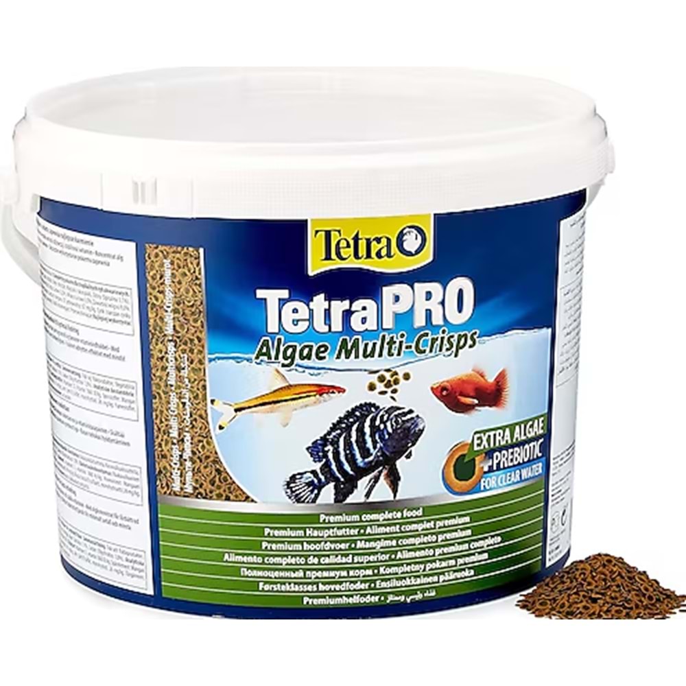 Tetra Pro Algae Multi-Crisps 10 lt/1.9 kg Cips Balık Yemi