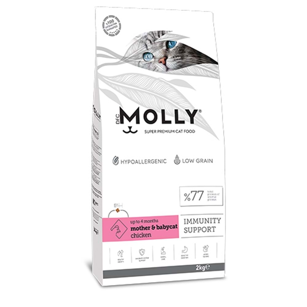 Molly Anne & Bebek Tavuklu Kedi Maması 2 Kg