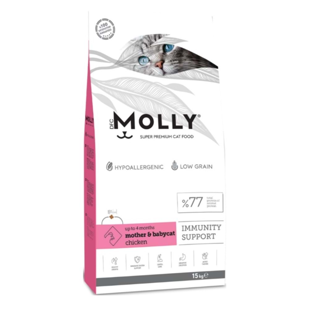 Molly Anne & Bebek Tavuklu Kedi Maması 15 Kg