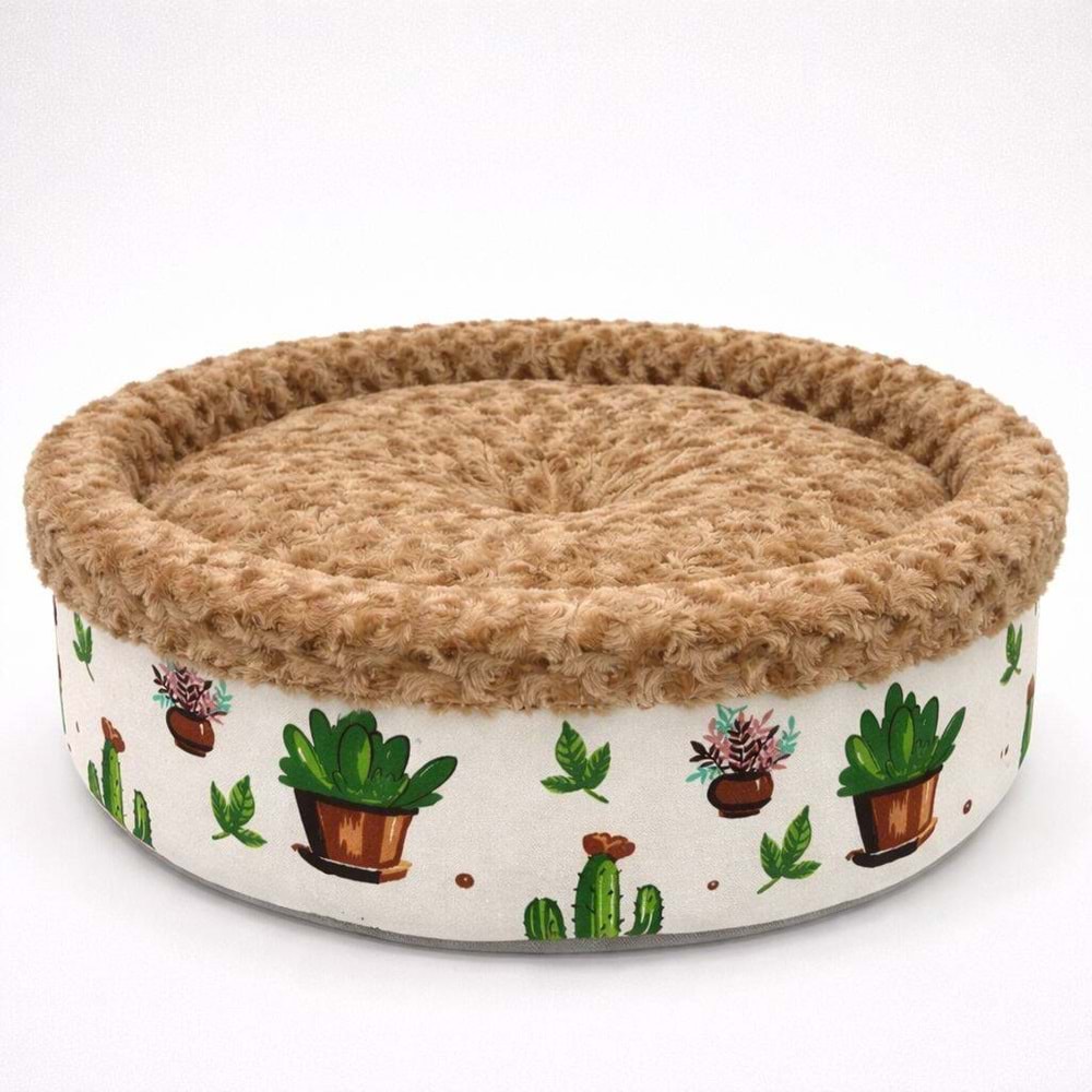 Speciel Peluş Simit Yatak A. Kahve 50x50x15