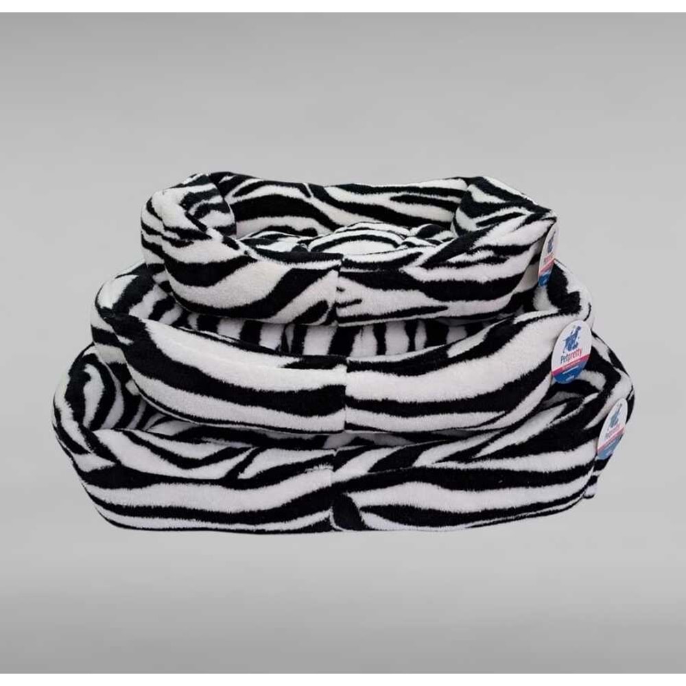Zebra Peluş Koltuk Yatak 3lü Seri