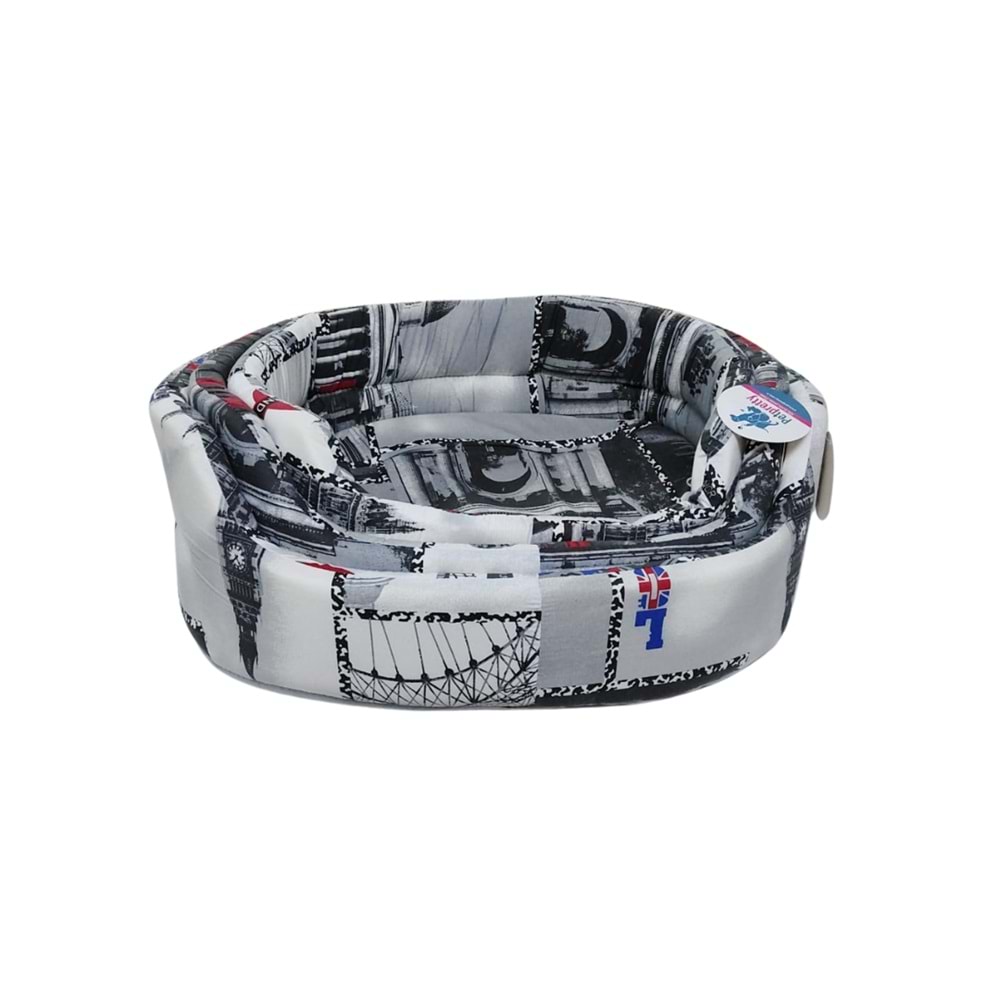 London Desen Üçlü Kumaş Set Yatak