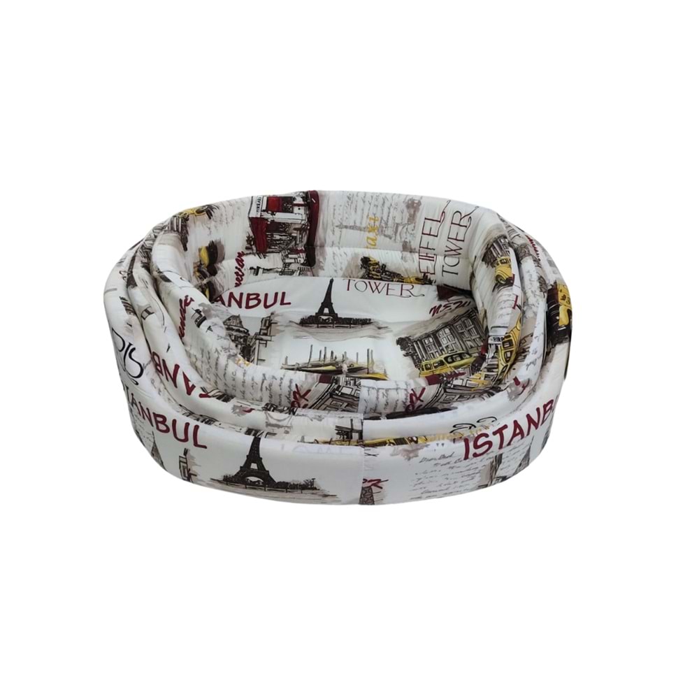 İstanbul Desen Üçlü Kumaş Set Yatak