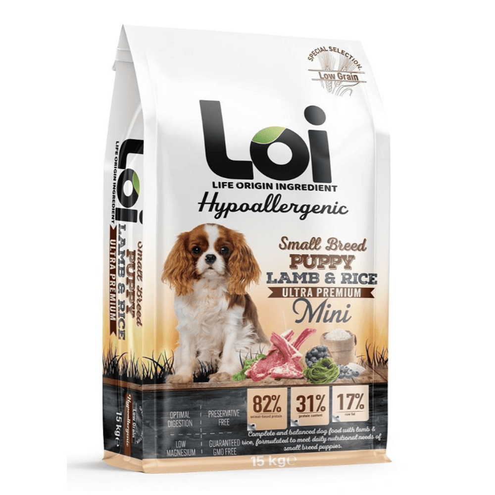 Loi Kuzu Etli Mini Irk Yavru Köpek Maması 15 Kg