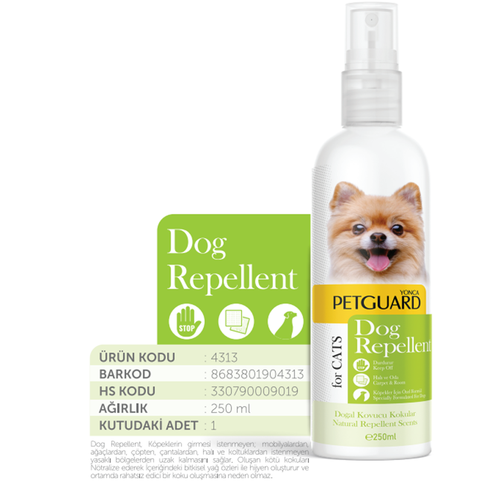 Petguard Köpek Uzaklaştırıcı Sprey 250 Ml