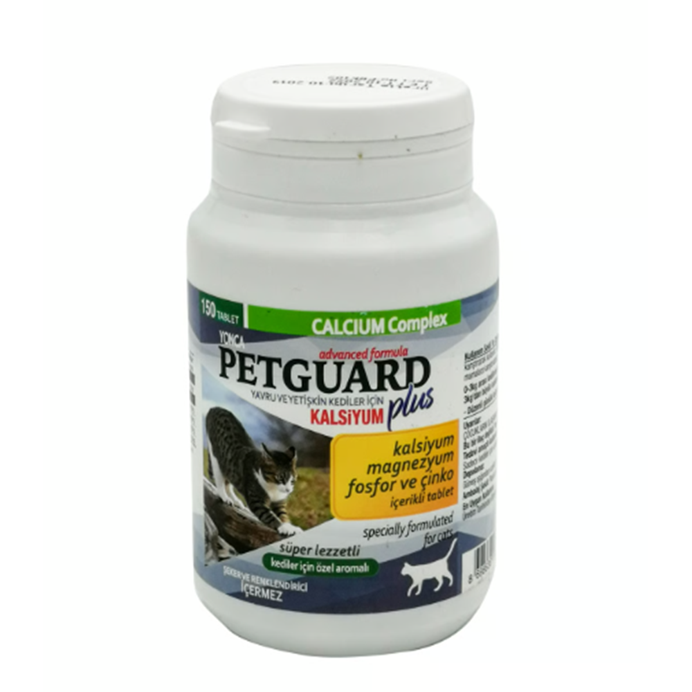 Petguard Kedi Kalsiyum Plus 150 Tablet
