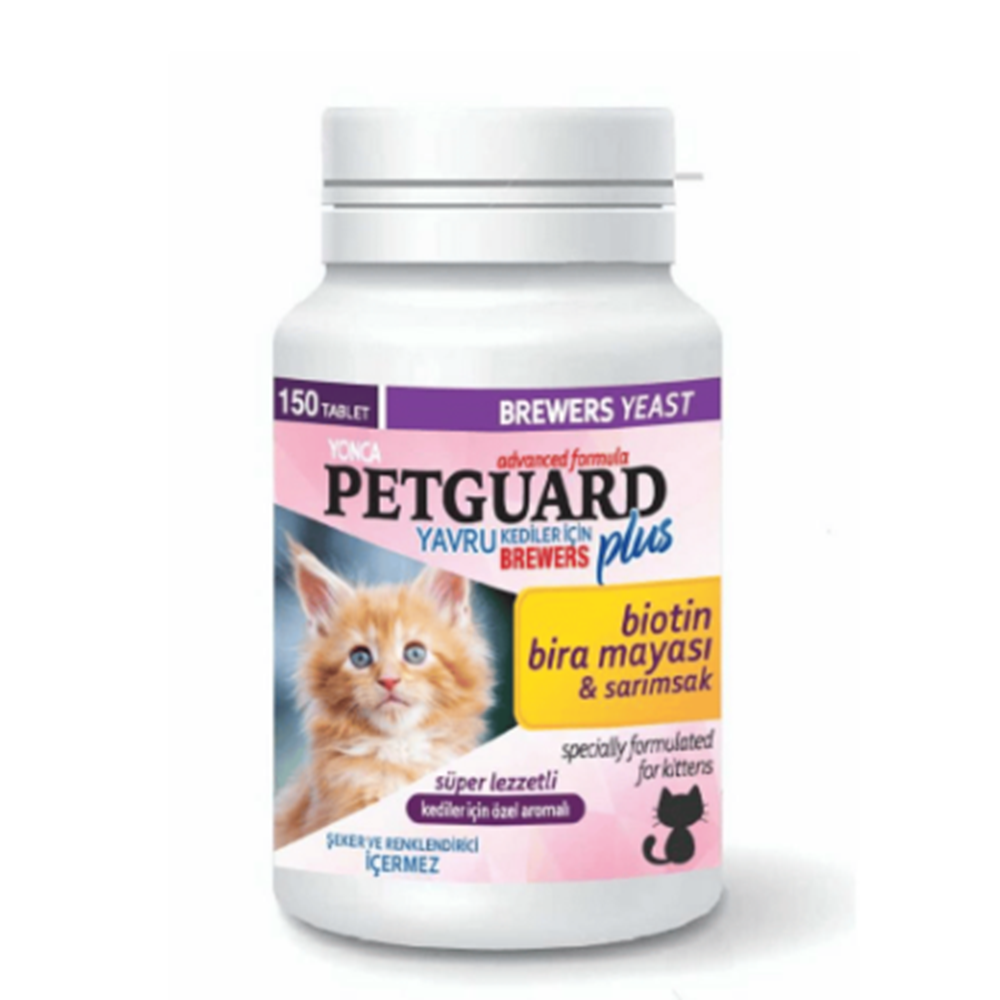 Petguard Yavru Kedi Brewers Plus 150 Tablet