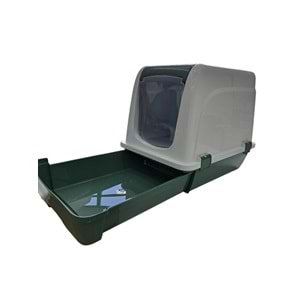Orta Kapalı Çekmeceli Kedi Tuvaleti 55x40x47 ŞNY