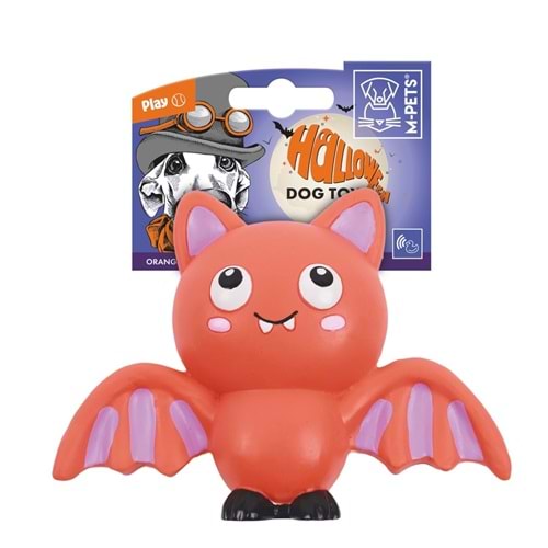 M-Pets Halloween Orange Bat Köpek Oyuncağı 16x12cm