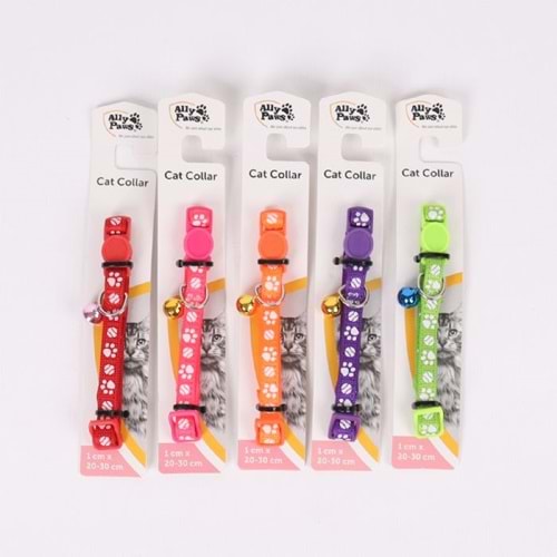 Ally Paws Kedi Boyun Tasması Zilli 1cmx20-30cm