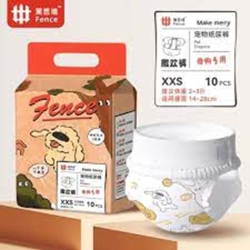 Evcil Hayvanlar için Külot Bez XXS