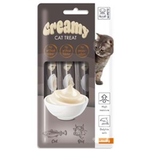 M-Pets Morina Balık & Biftekli Kedi Ödülü 4 x 15 gr