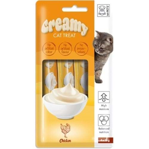 M-Pets Creamy Tavuklu Kedi Ödülü 4x15 Gr