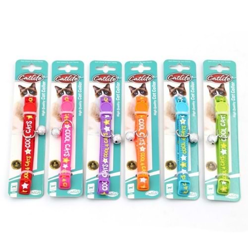 Catlife Kediler için Zilli Boyun Tasması Mix Color