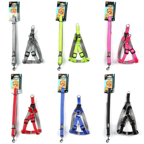 Doglife Soft Göğüs Tasması ve Gezdirme 1,5cm