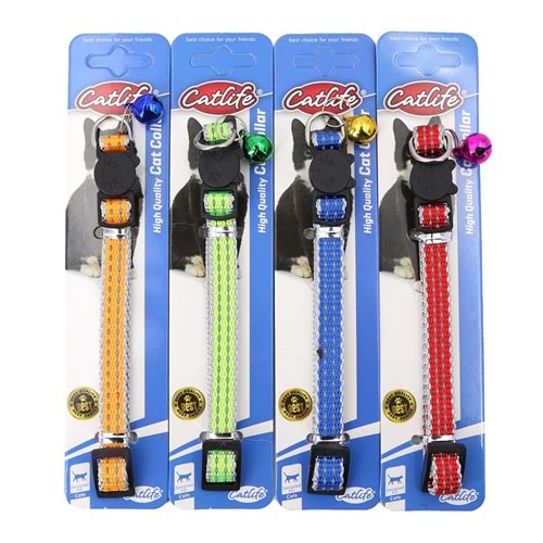 Catlife Kediler için Zilli Boyun Tasması Mix Color