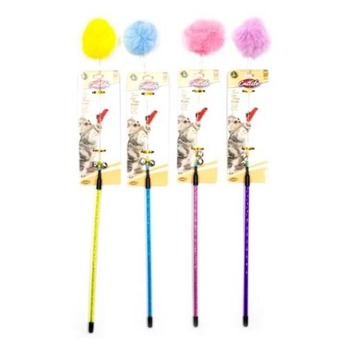 Catlife Kediler için Oyuncak Olta Zilli 48CM
