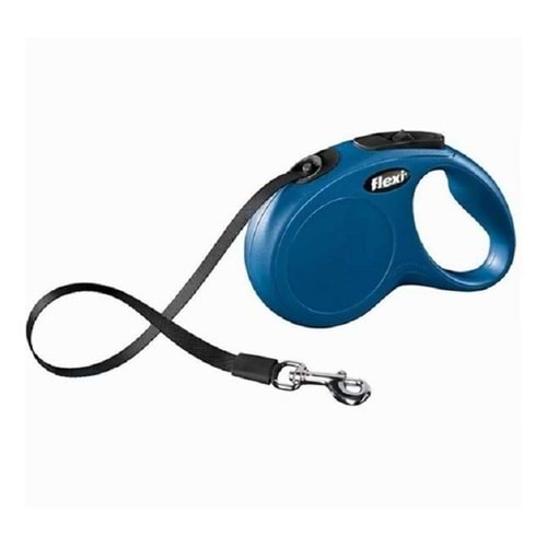 Flexi Classic 3 Mt. Şerit Otomatik Gezdirme XS Mavi