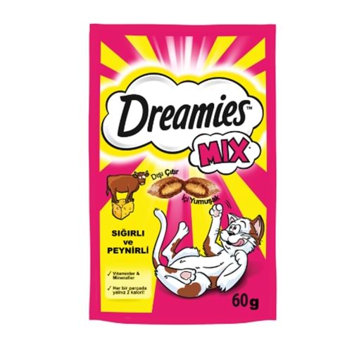 Dreamies Sığır & Peynirli Kedi Ödülü 60 Gr x 6 Adet
