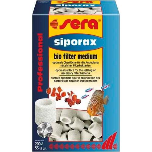 Sera Siporax Filtre Malzemesi 1 Lt /290 Gr. Kutusuz
