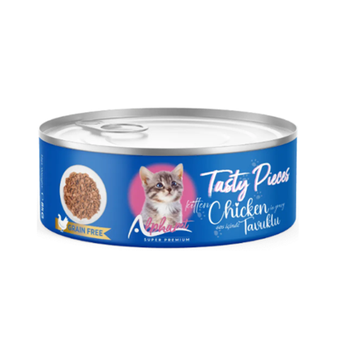 Alpha Soslu Tavuk Etli Kitten Gourmet Yaş Mama 85 Gr