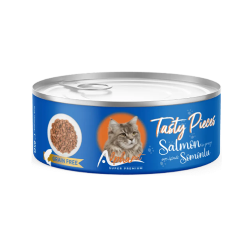 Alpha Soslu Somonlu Kitten Gourmet Yaş Mama 85 Gr