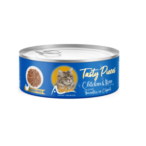 Alpha Soslu Tavuklu Gourmet Yaş Mama 85 Gr