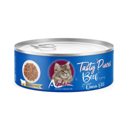 Alpha Soslu Sığır Etli Gourmet Yaş Mama 85 Gr