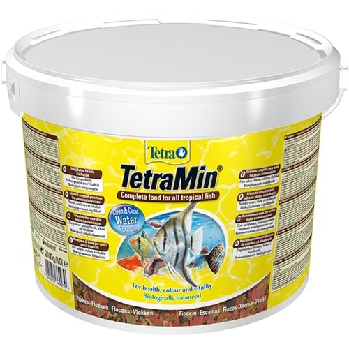 Tetramin Flakes Kova Pul Balık Yemi 10 Lt