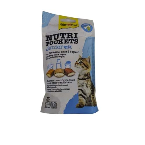 GİMCAT NUTRİPOCKETS JUNİOR & CALSIUM MİX 60 GR