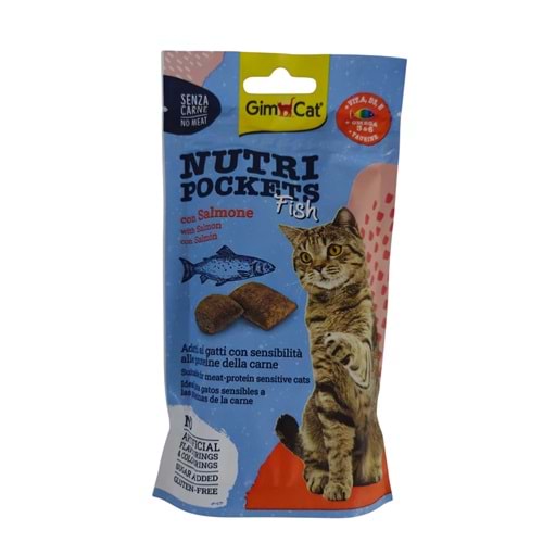 GİMCAT NUTRİ POCKETS FISH WIHT SALMON 60 GR