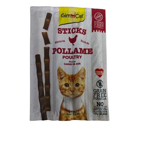 GİMCAT STİCKS KUZU&TAVUK 4'LÜ 20 GR