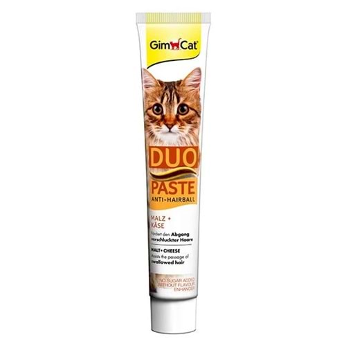 GimCat Duo Anti-Hairball & Peynirli Malt Paste 50 gr