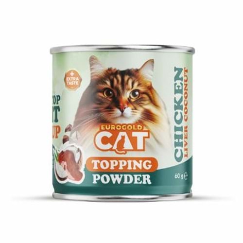 EuroGold Cat Topping Tavuk Ciğerli 60 Gr