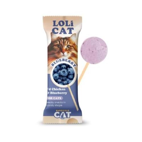 EuroGold Cat Lolicat Kedi Ödülü Yaban Mersini 1,5 Gr (15 li)