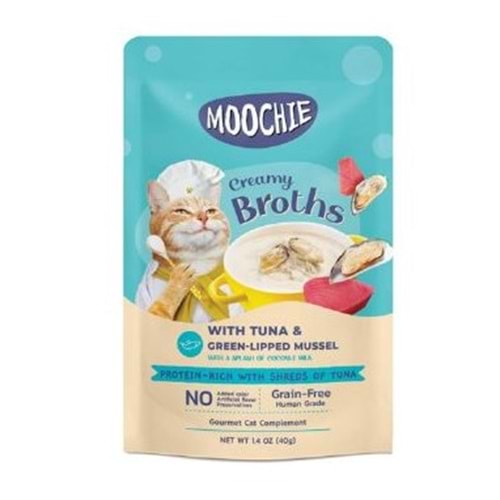 Moochie Çorba Kedi Ödülü Tan-Midye 40 GR 16'LI