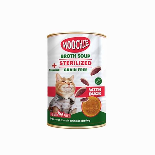 Moochie Et Suyu Çorba Ördekli Kısır Kedi 135 Ml Moochie Et Suyu Çorba Ördekli Kısır Kedi 135 Ml