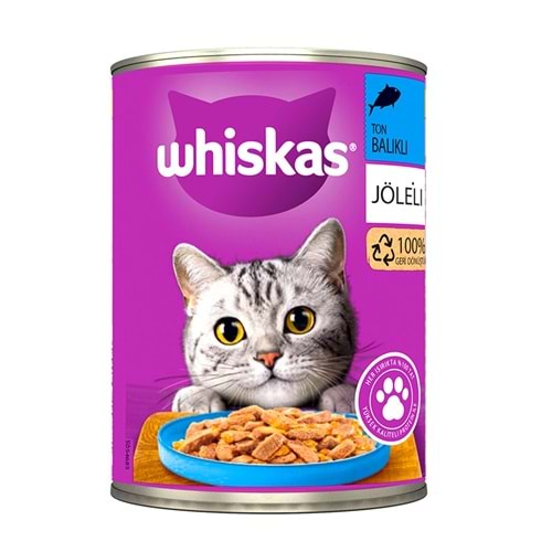 Whiskas Ton Balıklı ve Jöleli Konserve Yaş Mama 400 Gr