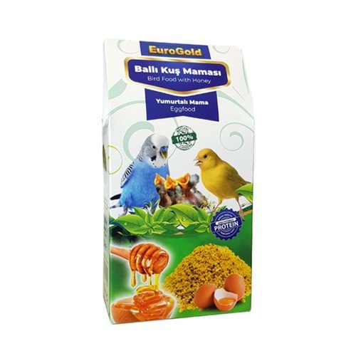 EuroGold Ballı Yumurtalı Kuş Maması 100 Gr 10lu