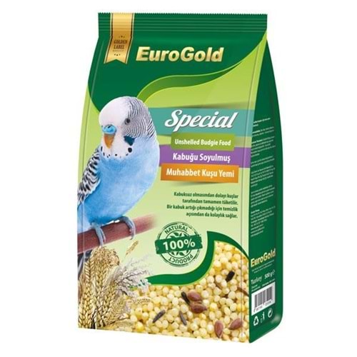 Eurogold Special Kabuksuz Muhabbet Kuşu Yemi 500 Gr 12li