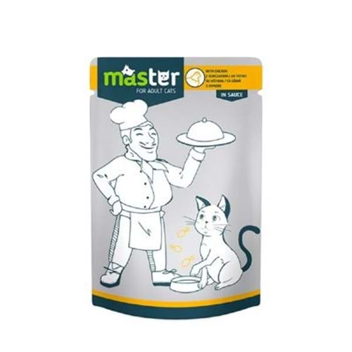 Master Tavuk Etli Pouch Yaş Kedi Maması 80 gr x 24
