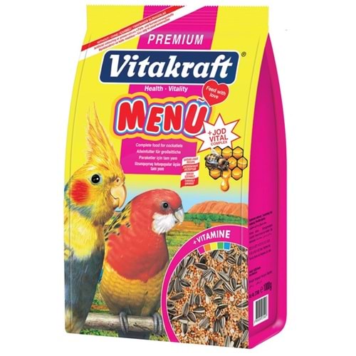 Vitakraft Menü Paraket Yemi 1000 Gr 5li