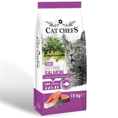 Cat Chefs Sterilised Somonlu Kedi Maması 15 Kg