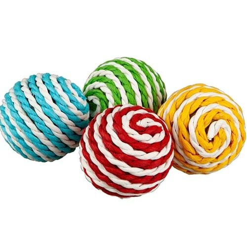 Polo Top Oyuncak İp Kaplama 4Cm (36Li)