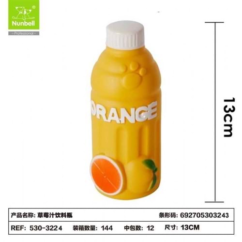 Portakal Suyu Kabı Plastik Köpek Oyuncak