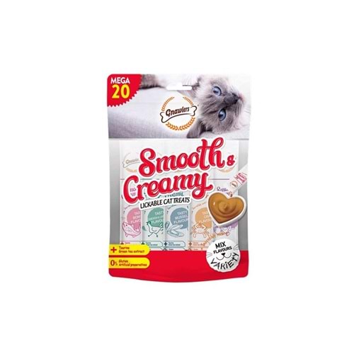 Gnawlers Mix Krema Karışık Kedi Ödül Maması 20x15gr