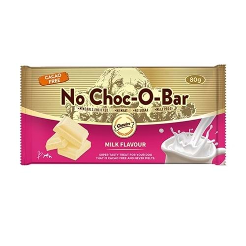 Gnawlers No Choc-O-Bar Süt Aromalı Çikolata Köpek Ödülü 80gr