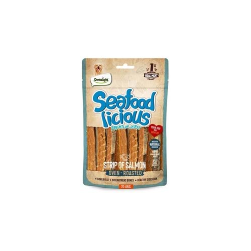 Dentalight Seafoodlicious Somon Şeritleri 70 Gr