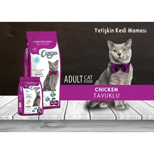 Cango Yetişkin Kedi Maması Tavuk Etli 15 Kg