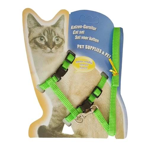 Renkli Kedi Göğüs Tasması Katzen